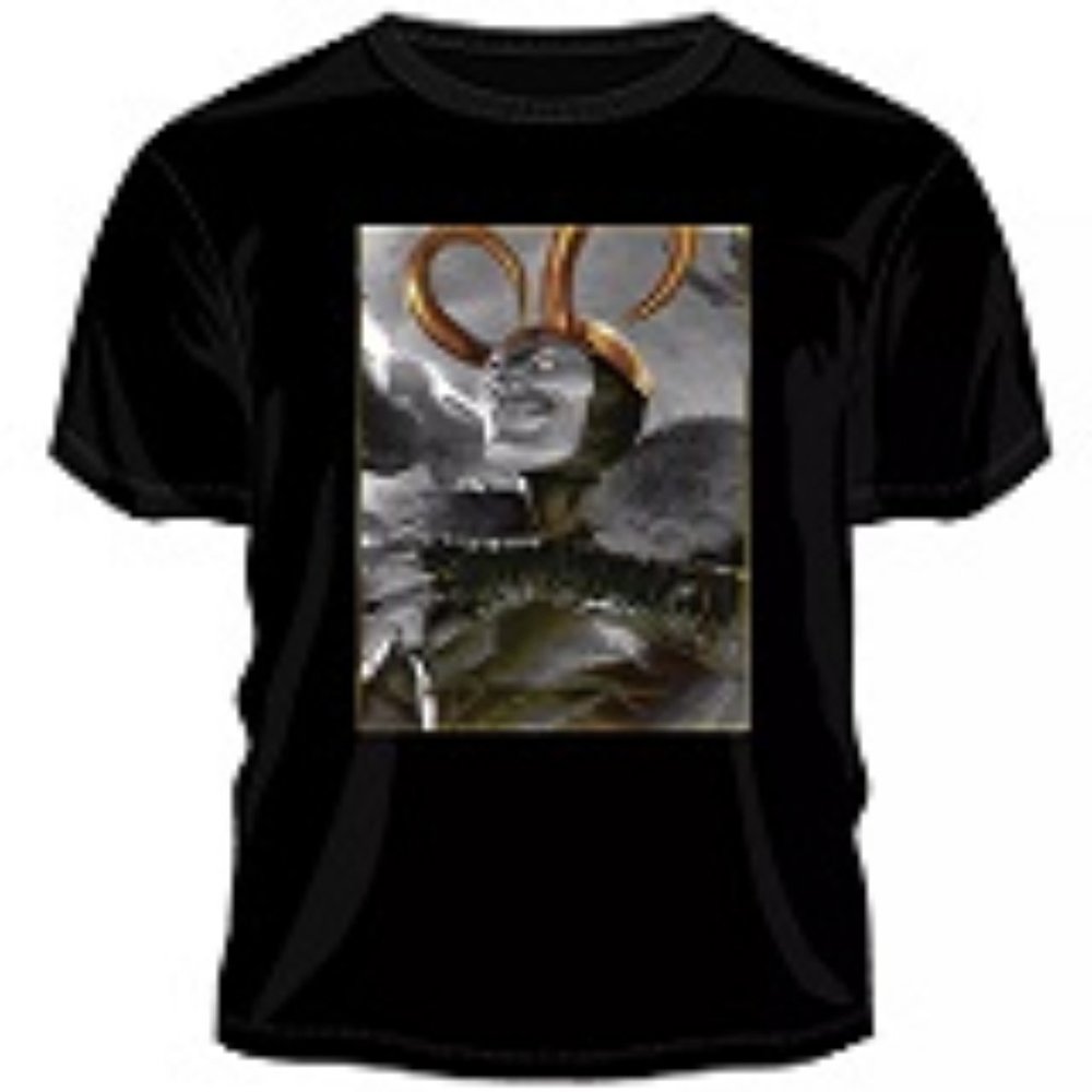Marvel Loki Golden‎ Horns Unisex T-Shirt